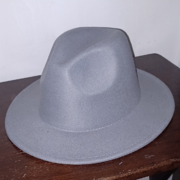 Stylish Gray Fedora Hat - Picture 1 of 5